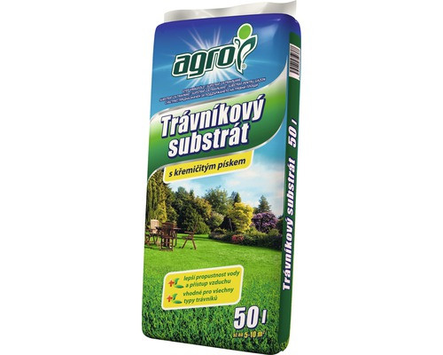 AGRO Trávnikový substrát  50l