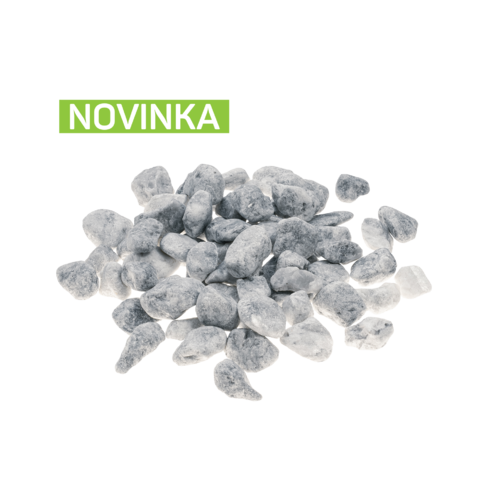 Dolomit CRYSTAL GREY D81 dekoračné okruhliaky/okrasné kamenivo