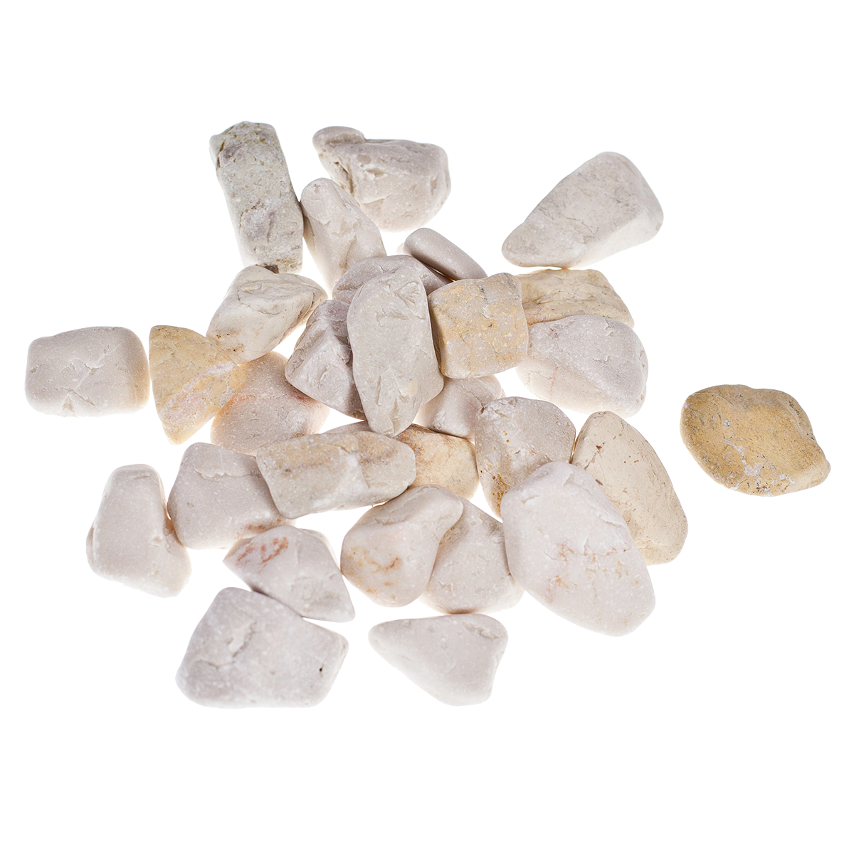 Vápenec V19 dekoračné okruhliaky/okrasné kamenivo