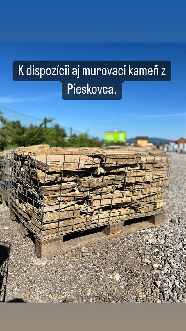 Pieskovec murovací kameň