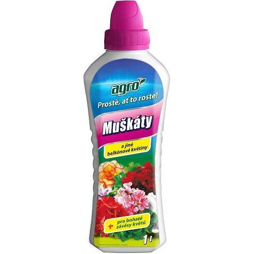 Hnojivo CS 1L/500ml muškáty, begónie, balkónové kvety 8/k